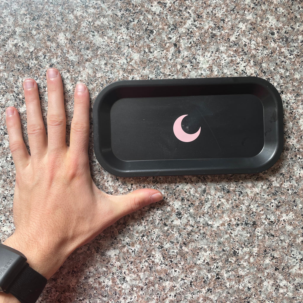 biodegradable rolling tray black