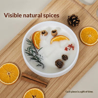 Cinnamon Dried Flower Handmade Aromatherapy Candle, view 6