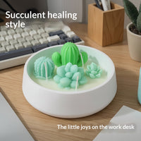 Home Bedroom Ambiance Scented Candle, Succulent Garden, view 7