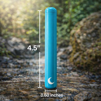 Small Ceramic Pill Container Tube -Lightweight Water Proof 4.5” - Portable Storage Tube for Pills, Coffee & Small Components while Engraved Moon for Home and Office Travel