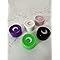 Brando Moon Silicone Wax Case White 5pcs - Round Wax Silicone Containers Non-stick Oil Jars - Multi-Use Storage Jars 5ml