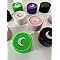 Brando Moon Silicone Wax Case White 5pcs - Round Wax Silicone Containers Non-stick Oil Jars - Multi-Use Storage Jars 5ml