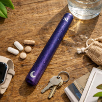 Large Metal Pill Tube Container – Durable Compact Pocket Pill Case 5” – Water-Resistant, Travel-Ready Design for Medications, Vitamins & Small Items – Lightweight Fits in Pocket