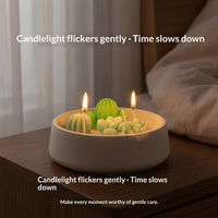 Home Bedroom Ambiance Scented Candle, Succulent Garden, view 8