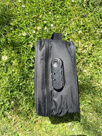 Large Stash Bag with Lock - Smell Proof Bag for Travel Accessories - Medicine bag with Combination Lock
