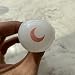Brando Moon Small Vase Piece White with Pink Moon (White)