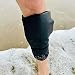 Peak Tide Protective Water Proof Surf Pouch - Triple Lock Bag (Black)