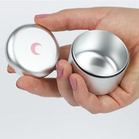 Metal Pill Container Pocket Size Travel Storage Case Holder - 2.2” x 1.8”