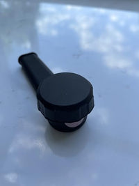Pocket-Sized Capped Straw, Black, Unbreakable, Reusable, Portable