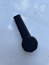 Pocket-Sized Capped Straw, Black, Unbreakable, Reusable, Portable