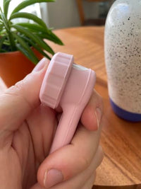 Pocket-Sized Capped Straw, Pink, Unbreakable, Reusable, Portable