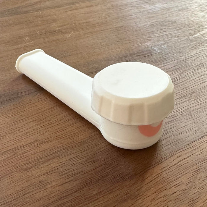 Pocket-Sized Capped Straw, White, Unbreakable, Reusable, Portable