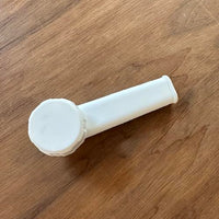 Pocket-Sized Capped Straw, White, Unbreakable, Reusable, Portable