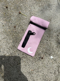 Brando Moon Pink Marble Lock Bag - Smell Proof Active Carbon - Air Tight Sealed Zippers