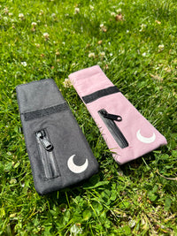 Brando Moon Pink Marble Lock Bag - Smell Proof Active Carbon - Air Tight Sealed Zippers