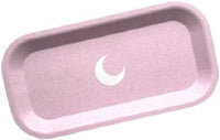Brando Moon Small Tray - Lightweight Bio Tray - Made from Plants - Eco Friendly Low Carbon Kitchen Tool - Curved Edges and Smooth Surface - Travel Size 8 x 4.1 inches