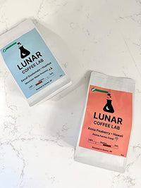 Lunar Coffee Lab Decaf Guatemala Organic Coffee - Medium Light Roast Naturally Decaffeinated - Mountain Water Process Decaf - Regenerative Organic Grown (Whole Bean) (4oz)