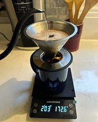 Lunar Coffee Lab Decaf Guatemala Organic Coffee - Medium Light Roast Naturally Decaffeinated - Mountain Water Process Decaf - Regenerative Organic Grown (Whole Bean) (4oz)