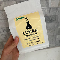 Lunar Coffee Lab Colombia Organic Coffee Dark Roast - Volcanic Soil Grown at Mount Tolima - Fair Trade Dark Roast Coffee or Espresso (Whole Bean)