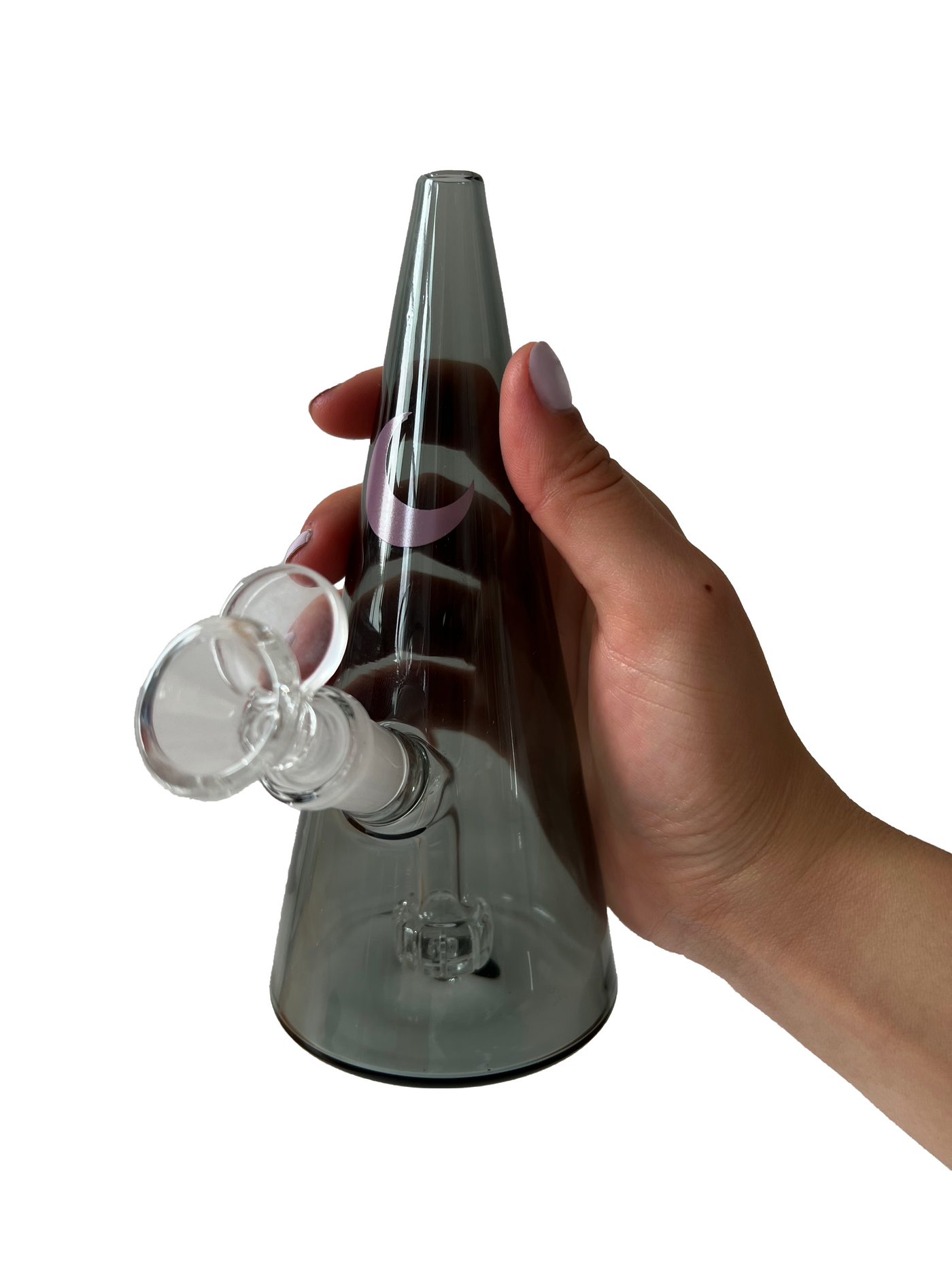 Triangle Bong - Elegant Small Travel Bong