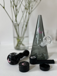 Triangle Bong - Elegant Small Travel Bong