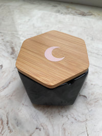 Large Round Ceramic Ashtray - Ornament for Home, Office, Indoor Decor - 4x4x2.5 inch