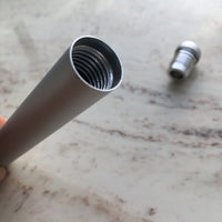 Brando Moon Metal Doob Tube Smell Proof - 4.5 inch XL Doob Tube for Smoke Weed - Airtight Water Proof and Smell Proof - Perfect for Pocket
