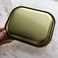 Brando Moon Rolling Tray with Moon - 5.5 x 7 inch Small Rolling Tray - Lightweight Curved Edges and Smooth Surface for easy Rolling