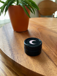 Brando Moon Silicone Wax Case Black 5pcs - Round Wax Silicone Containers Non-stick Oil Jars - Multi-Use Storage Jars 5ml