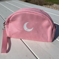 Brando Moon Smell Proof Makeup Bag with Moon - Carbon Neutralizing Fabric - Air Tight Zippers