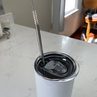 Straw cleaner pink