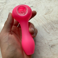 Unbreakable Silicone Pink Hand Piece