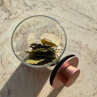 Brando Moon Airtight Glass Stash Jars Pro - Storage Jar with Lid Smell Proof Stash Jars for Weed - Muti Use Stash Container Travel Size 4" 250ML