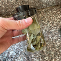 Brando Moon Airtight Glass Stash Jars Pro - Storage Jar with Lid Smell Proof Stash Jars for Weed - Muti Use Stash Container Travel Size 4" 250ML