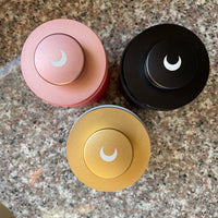 Brando Moon Airtight Glass Stash Jars Pro - Storage Jar with Lid Smell Proof Stash Jars for Weed - Muti Use Stash Container Travel Size 4" 250ML