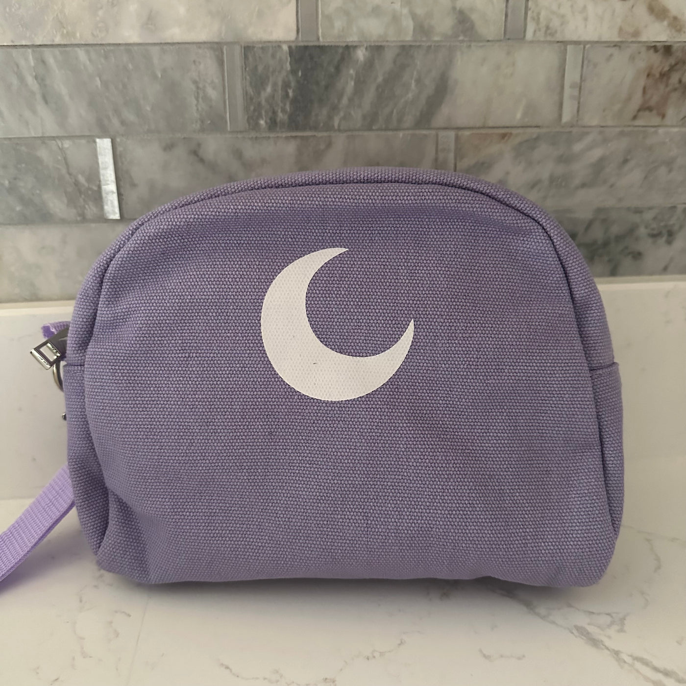 Brando Moon Smell Proof Makeup Bag with Moon - Carbon Neutralizing Fabric - Air Tight Zippers