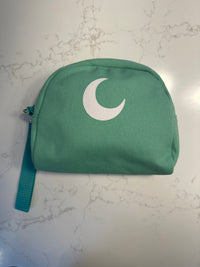 Brando Moon Smell Proof Makeup Bag with Moon - Carbon Neutralizing Fabric - Air Tight Zippers