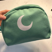 Brando Moon Smell Proof Makeup Bag with Moon - Carbon Neutralizing Fabric - Air Tight Zippers