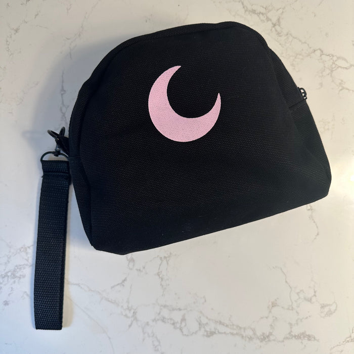 Brando Moon Smell Proof Makeup Bag with Moon - Carbon Neutralizing Fabric - Air Tight Zippers