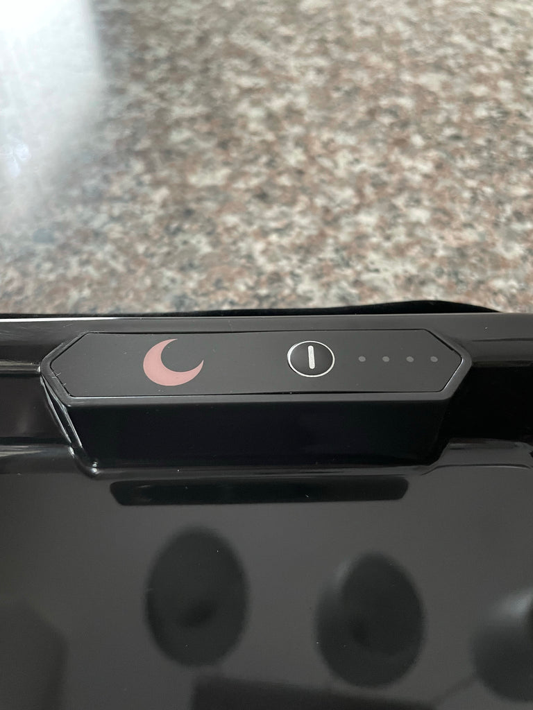 LED rolling tray black