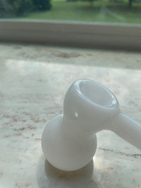 Mini White Hammer Bubbler
