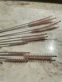 Straw cleaner pink