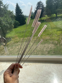 Straw cleaner pink