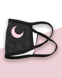 Brando Moon Reusable Washable Face Mask with PM 2.5 Filter - Comfortable 100% Soft Cotton Cloth with Slip in Air Filter - Wide Fit