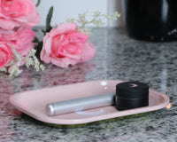 Brando Moon Rolling Tray with Moon - 5.5 x 7 inch Small Rolling Tray - Lightweight Curved Edges and Smooth Surface for easy Rolling