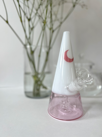 Triangle Bong - Elegant Small Travel Bong