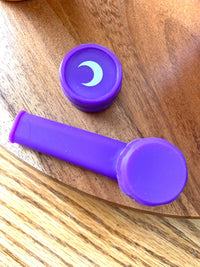 Brando Moon Capped Silicone Spoon Hand Piece (Straw Piece)