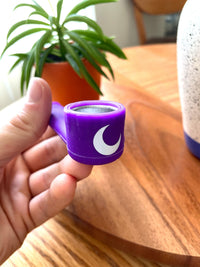 Brando Moon Capped Silicone Spoon Hand Piece (Straw Piece)